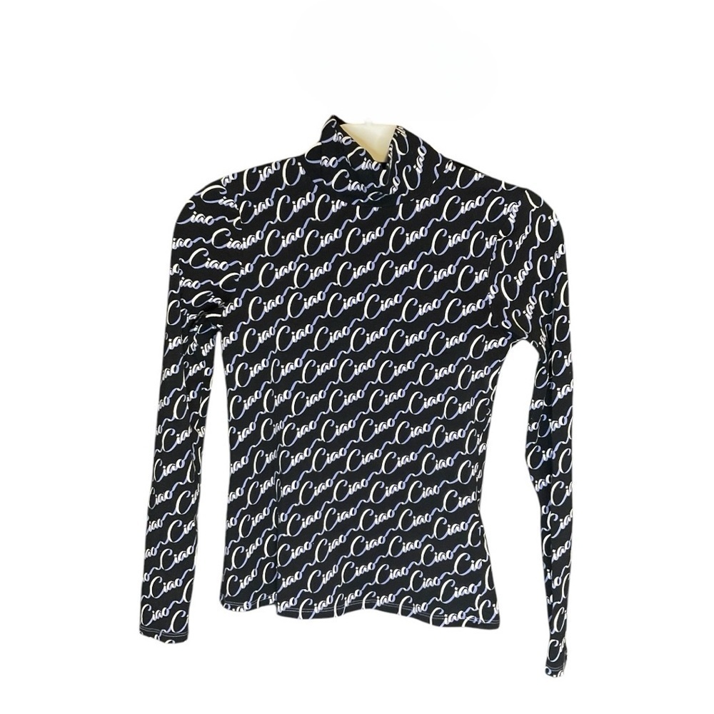 MAEVE Mock-Neck Ciao Top Size XS